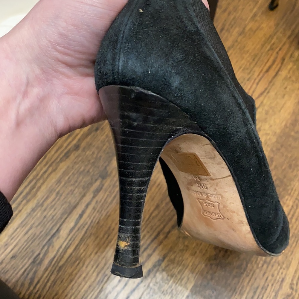 Costa Blanca Black Stiletto Heels (9.5) Made in Spain (GUC) - Picture 9 of 9